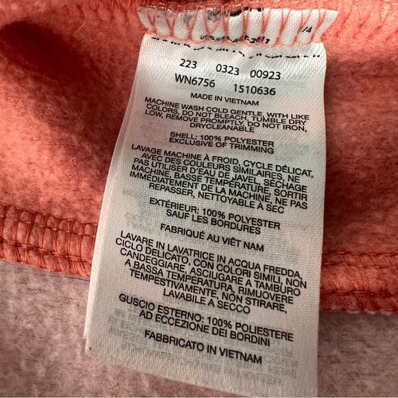 Columbia Fleece Jacket Baby 3-6 Months Pink Colorblock Benton Springs Fleece - Picture 8 of 8